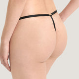 Bluebella Alanna Thong - Black Embroidery G-String | Avec Amour Sexy Lingerie