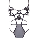 Bluebella Aria Wired Body (Black) | Avec Amour Sexy Lingerie