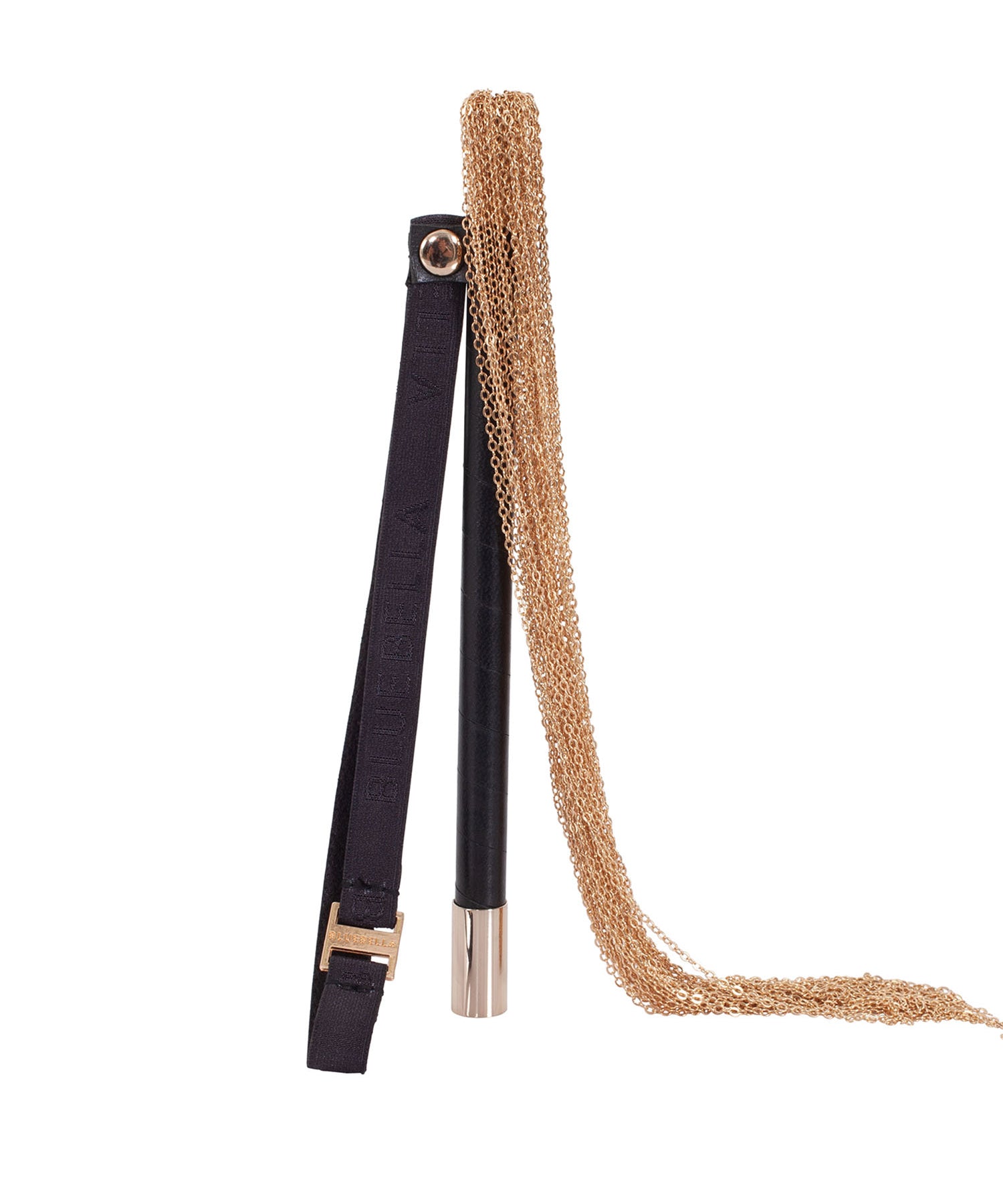 Bluebella Aurora Flogger (Black/Gold) | Avec Amour Bedroom Fun Accessories
