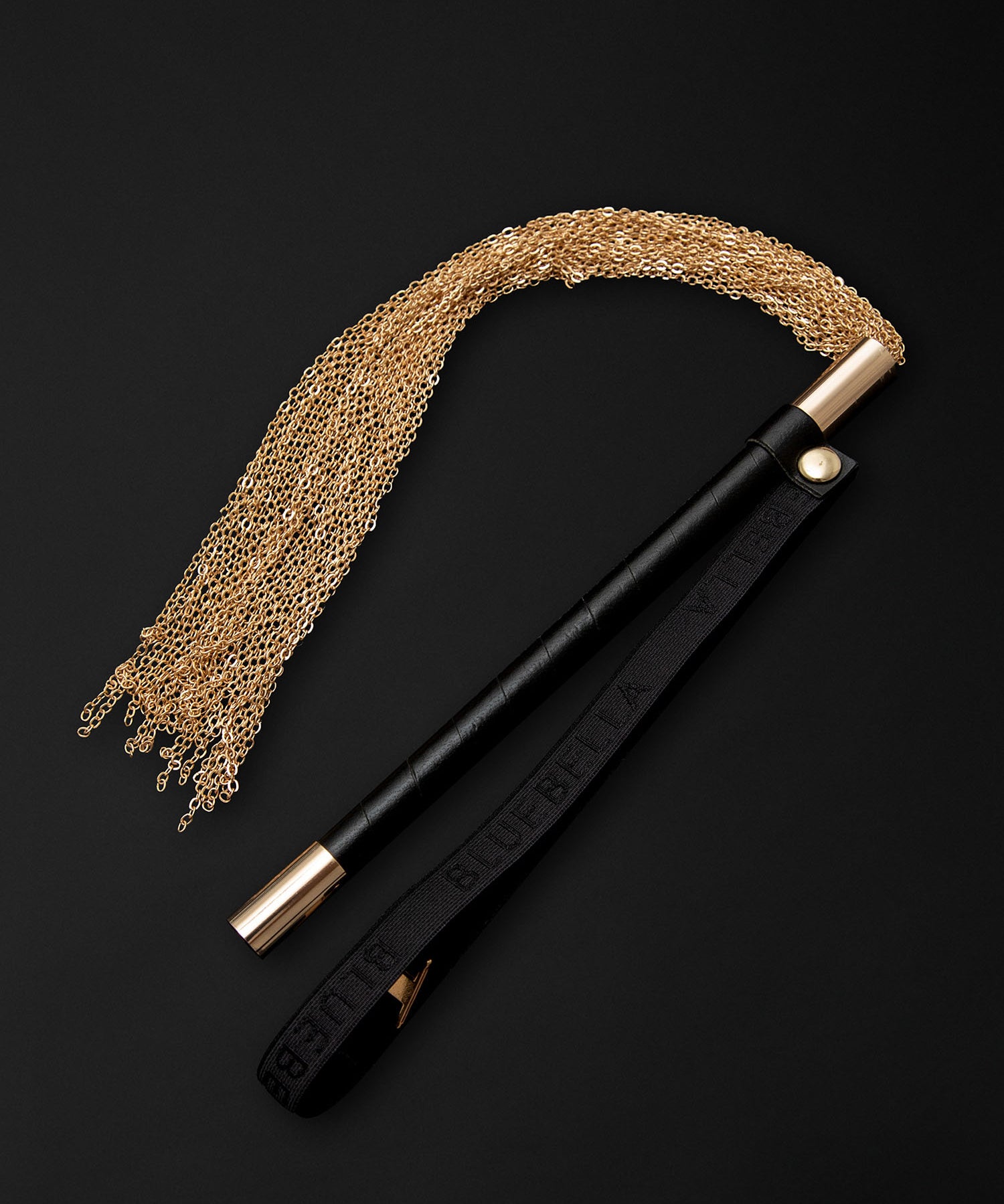 Bluebella Aurora Flogger (Black/Gold) | Avec Amour Bedroom Fun Accessories