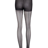 Bluebella Back Seam Tights (Black) - Avec Amour Lingerie Sexy Hosiery, Stockings