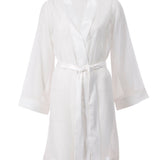 Bluebella Chiffon Kimono - Ivory - Silk Mesh Robe - Luxury Lingerie, Sexy Lingerie - Avec Amour Online Boutique