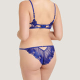 Bluebella Colette Bra - Underwired Blue Embroidery Bra | Avec Amour Sexy Lingerie