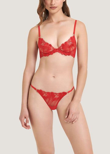 Red Lace bra, Sexy lingerie