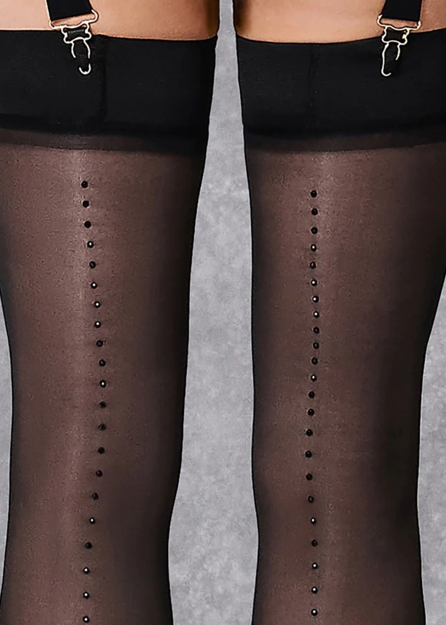 Bluebella Diamante Back Seam Stockings - Hosiery | Avec Amour Sexy Lingerie