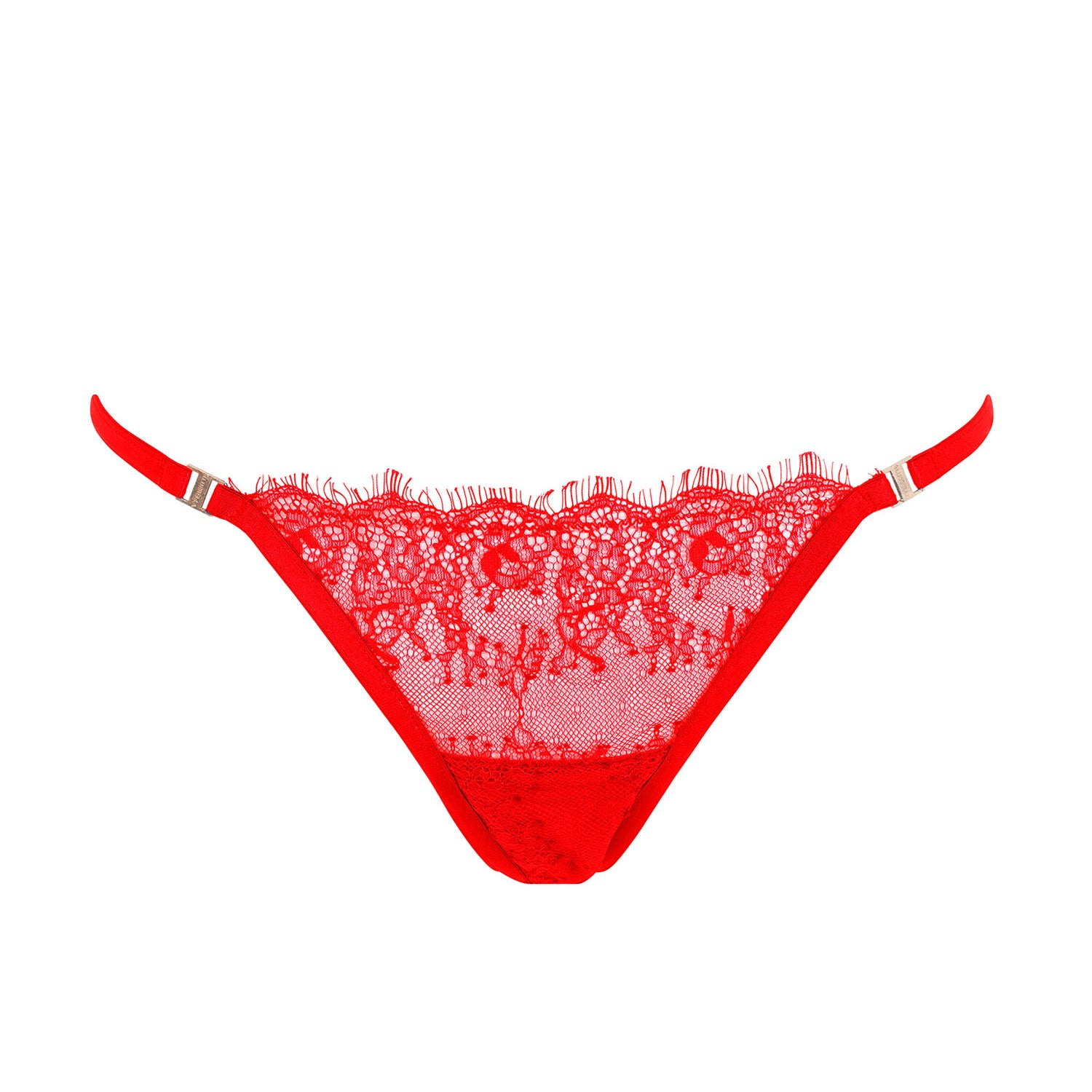 Bluebella Grace Thong (Tomato Red) - Red Lace G-String | Avec Amour Sexy Lingerie