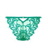 Bluebella Isadora Brief (Columbia Green) - Lace Embroidery Underwear | Avec Amour Luxury Lingerie