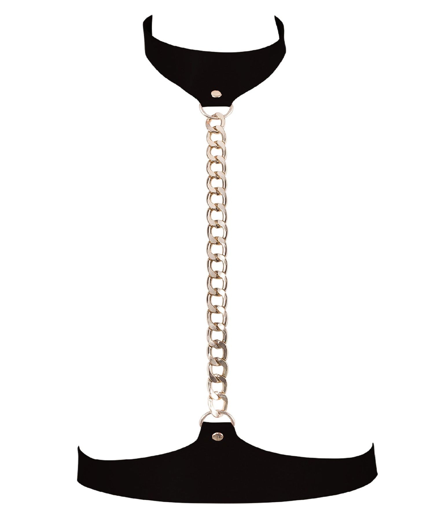 Bluebella Lotus Body Harness (Black Leather) | Avec Amour Bondage Accessory