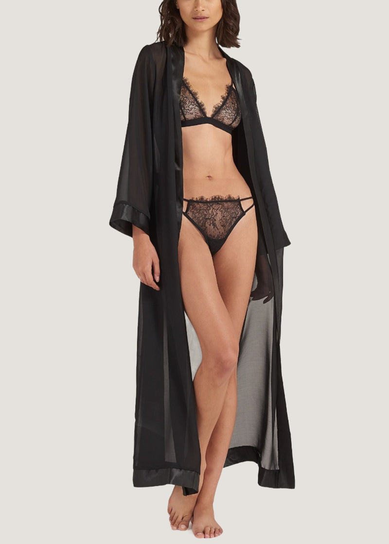 Bluebella Marcella Long Kimono - Silk Mesh Luxury Lingerie, Sexy Lingerie - Avec Amour Online Boutique