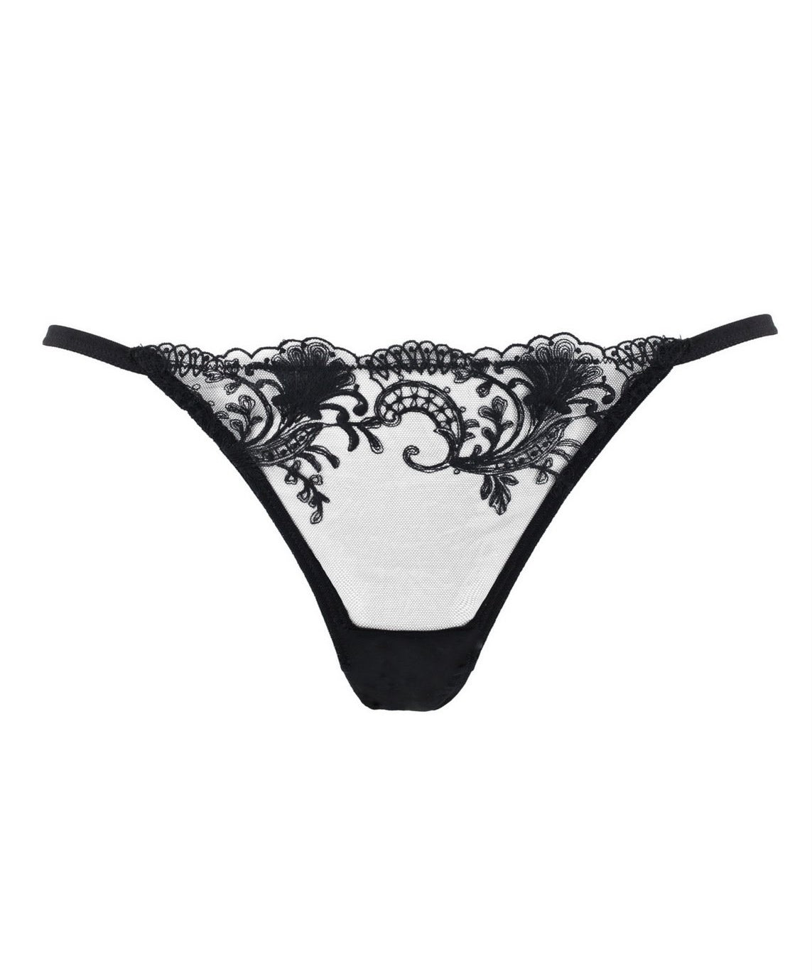 Bluebella Marseille Black Lace Embroidery Brief