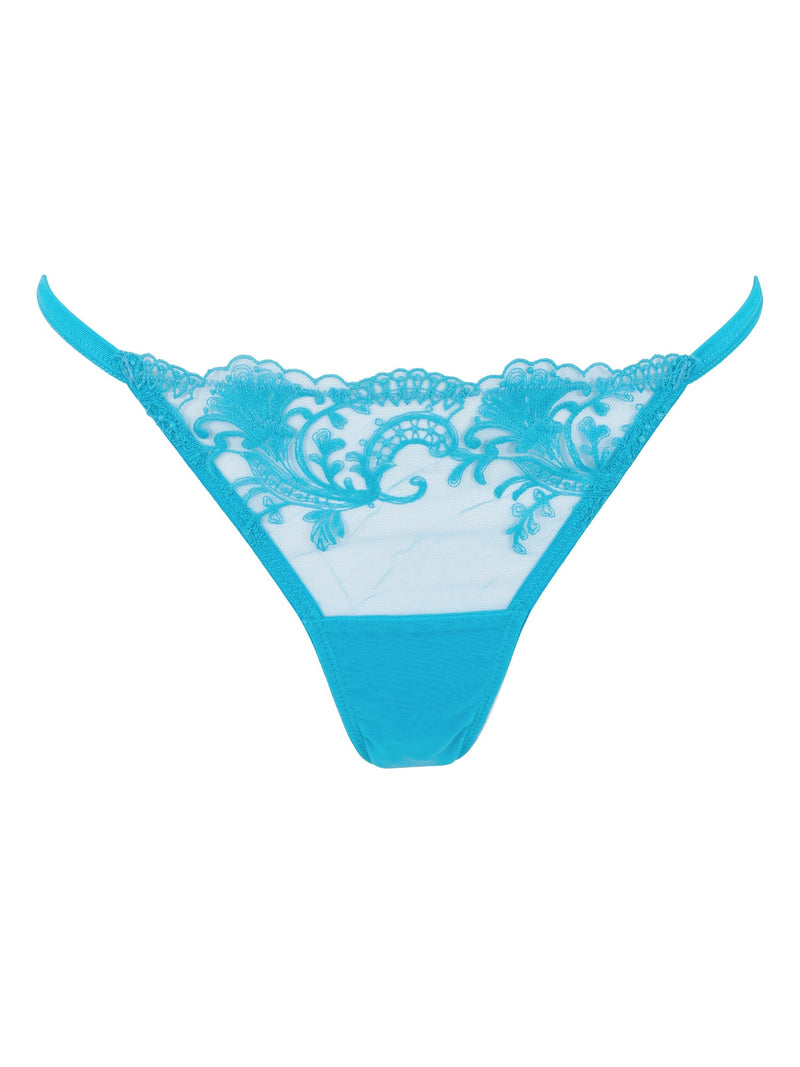 Bluebella Marseille Brief (Peacock Blue) - Lace Panty | Avec Amour Sexy Lingerie