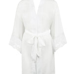 Bluebella Marseille Luxury Satin Kimono (White) | Avec Amour Sexy Lingerie