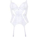 Bluebella Marseille (White) Basque - Underwired Lace Bodysuit - Avec Amour Sexy Lingerie