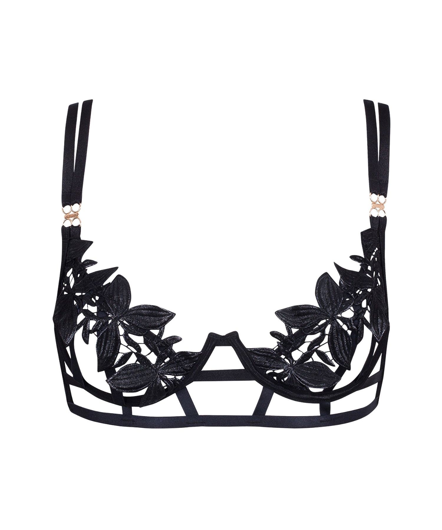 Bluebella Ophelia Wired Bra (Black) | Avec Amour Sexy Lingerie