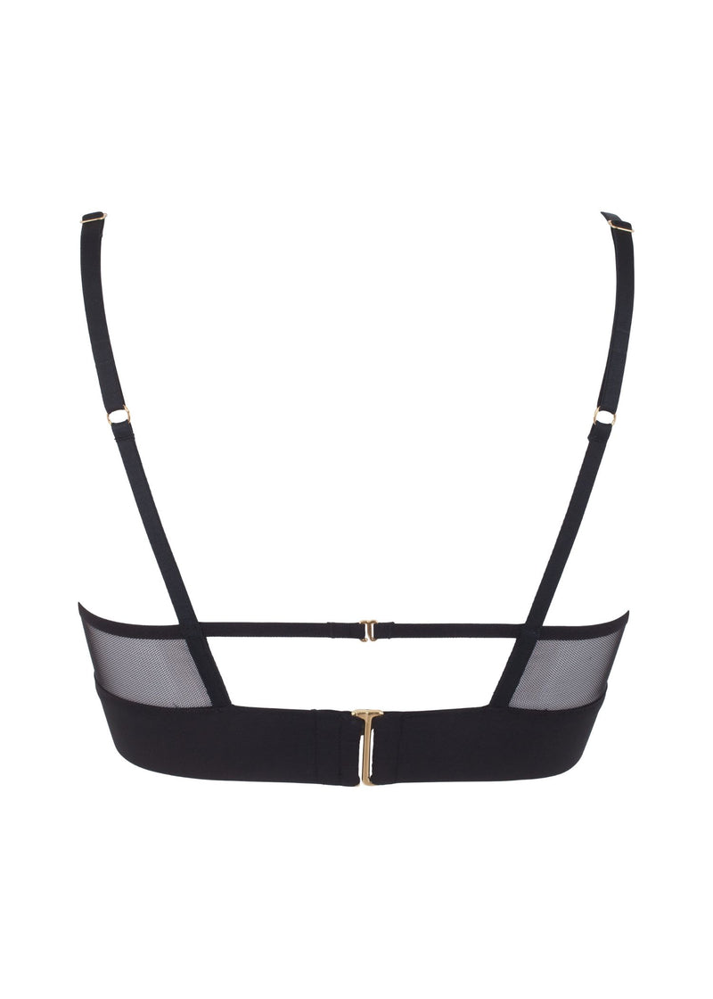 Bluebella Orla Black Underwired Soft Mesh Bra | Avec Amour Everyday Lingerie