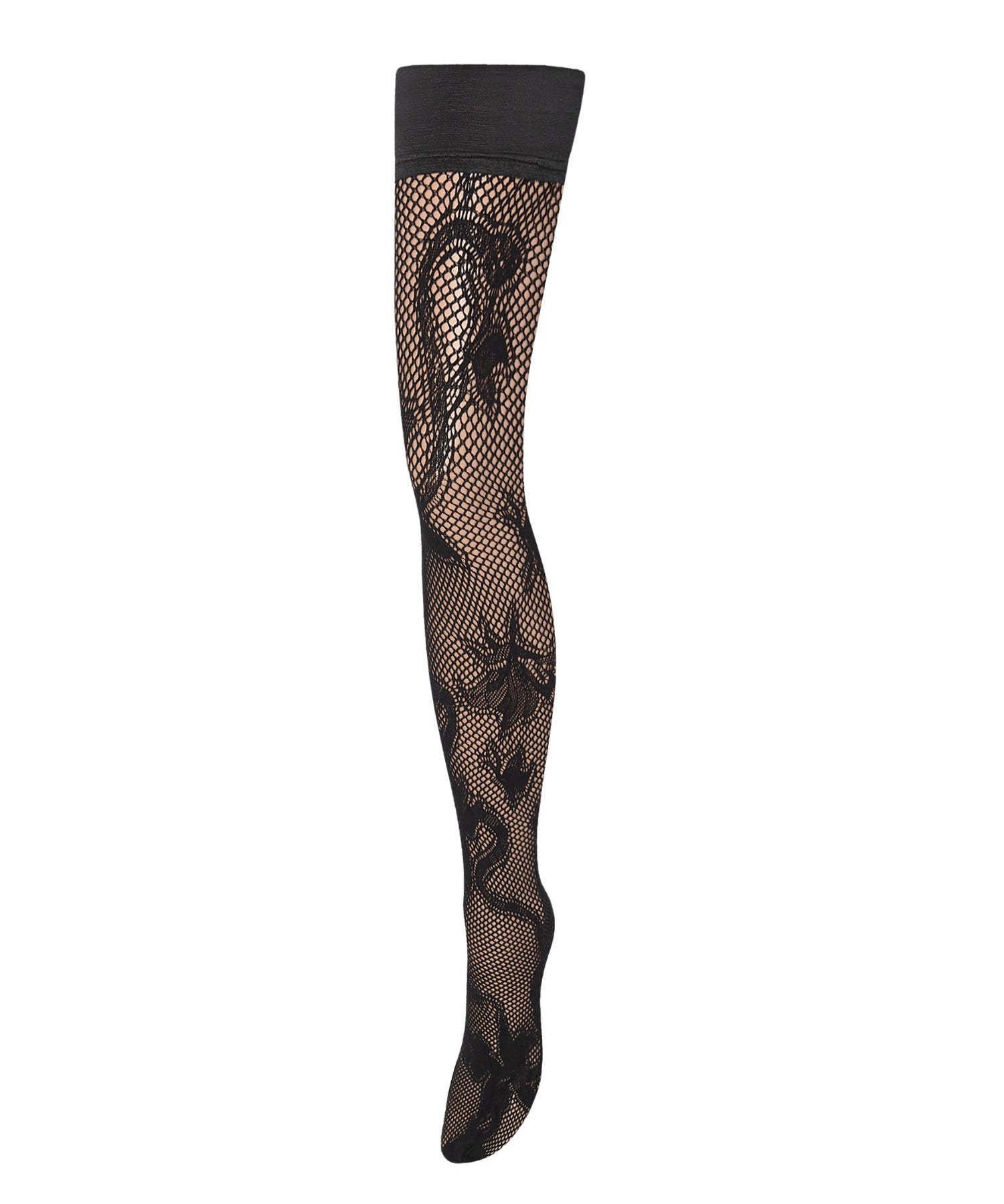 Bluebella Python Snake Fishnet Hold Ups | Avec Amour Hosiery, Stockings