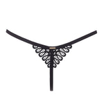 Bluebella Tallulah (Black) Thong - Lace Embroidery Underwear | Avec Amour Sexy Lingerie