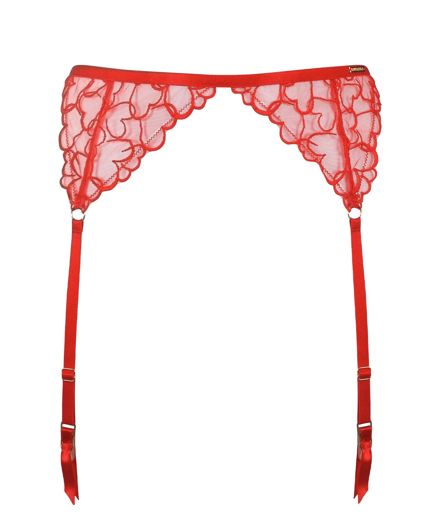 Bluebella Valentina Suspender (Red) | Avec Amour Valentine's Day Lingerie