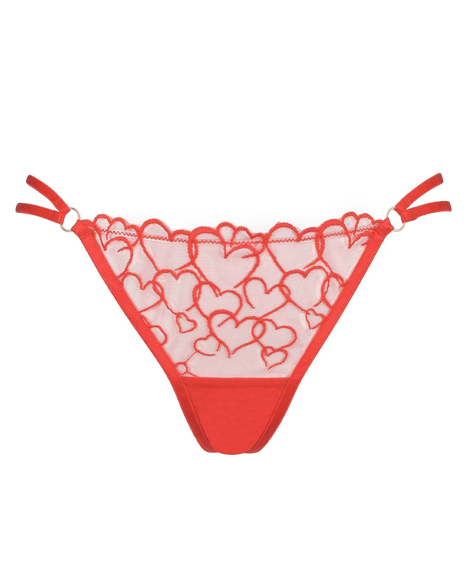 Bluebella Valentina Thong (Red) | Avec Amour Valentine's Day Lingerie