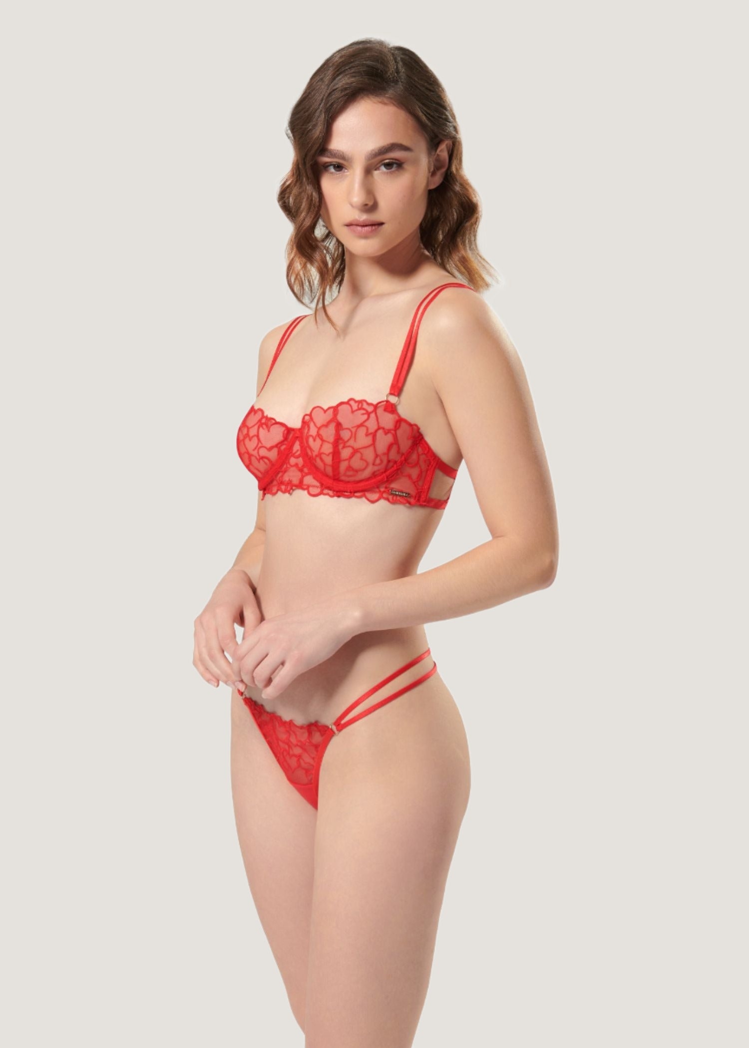 Bluebella Valentina Bra (Red) | Avec Amour Valentine's Day Lingerie