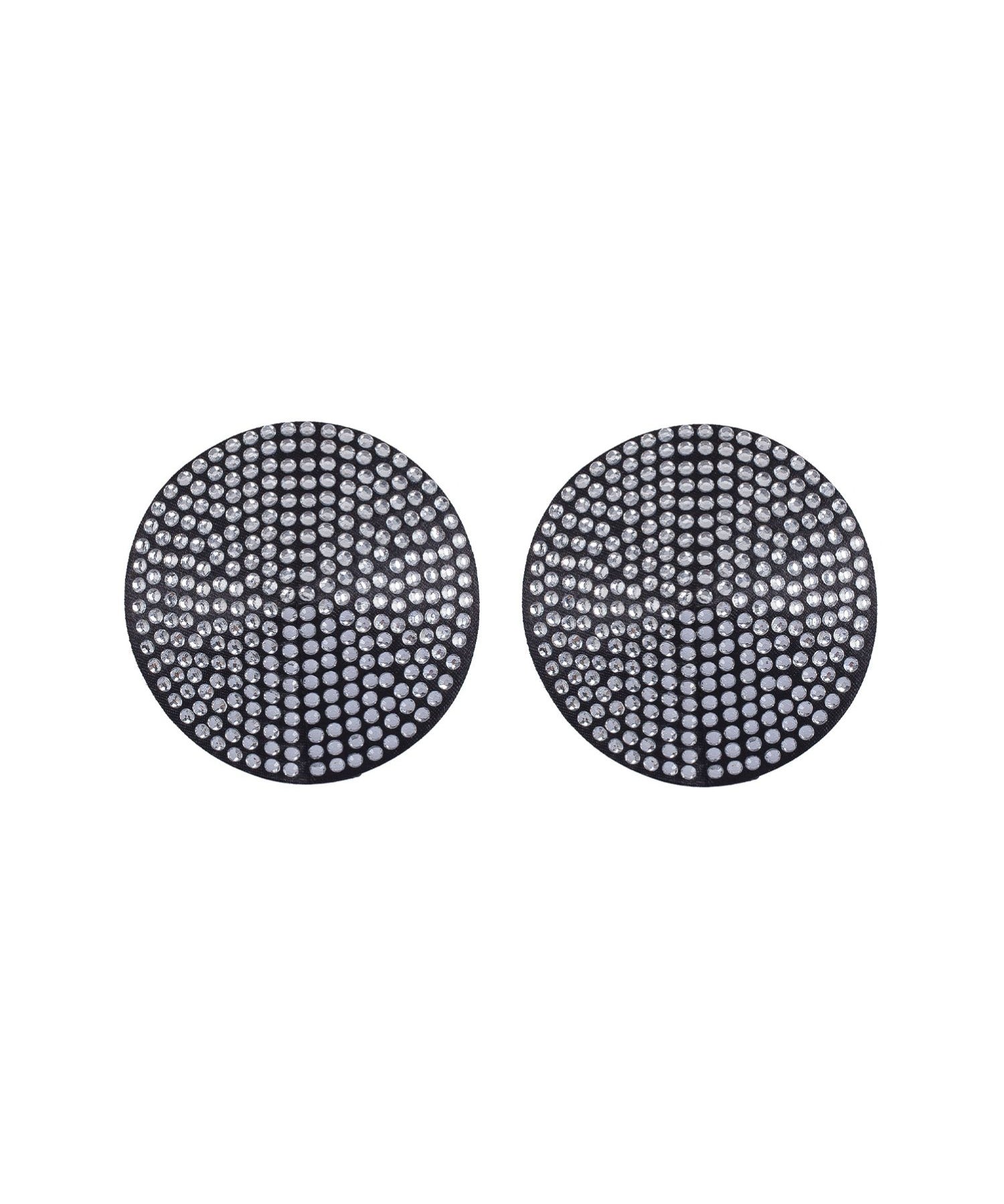 Bluebella Zenn Nipple Pasties (Silver/Black) | Avec Amour Sexy Lingerie