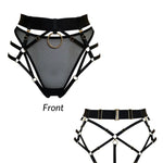 Bordelle Kora Multi-Style Harness Brief - Thong & Brief 2-in-1 | Avec Amour Sexy Lingerie