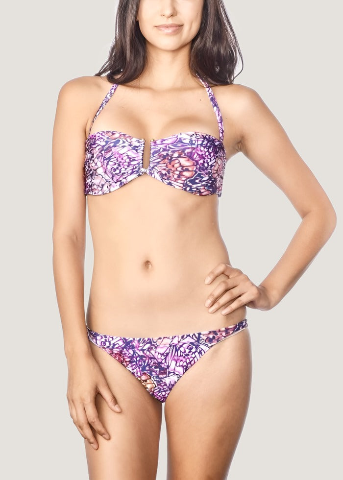 Hula Bandeau Top & String Bottom-Swimwear-Cia Maritima-AvecAmourLingerie