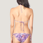 Hula Pink Triangle Top & String Bottom-Swimwear-Cia Maritima-AvecAmourLingerie