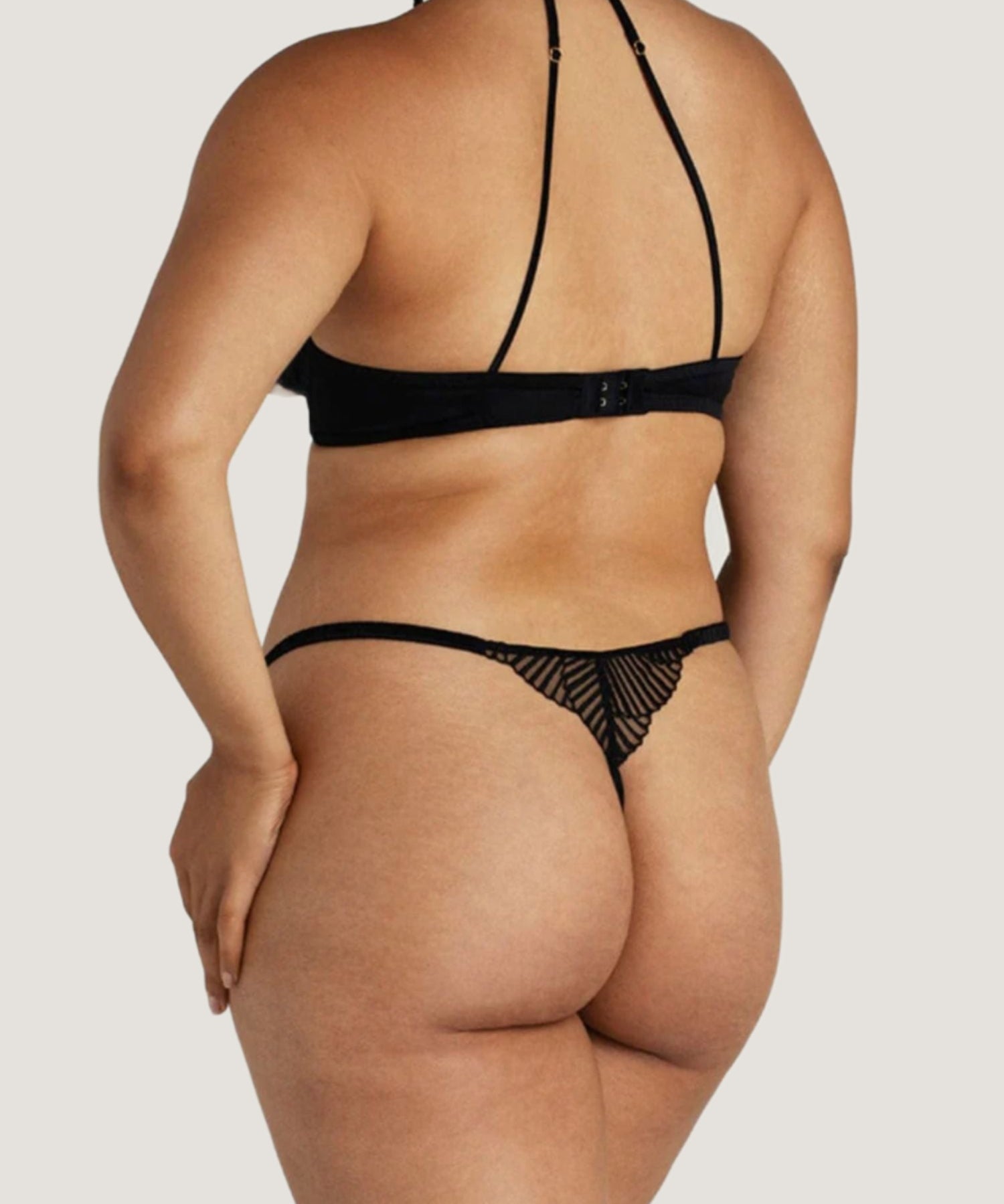 Coco de Mer - Athena Quarter Cup Bra (Black) | Avec Amour Lingerie