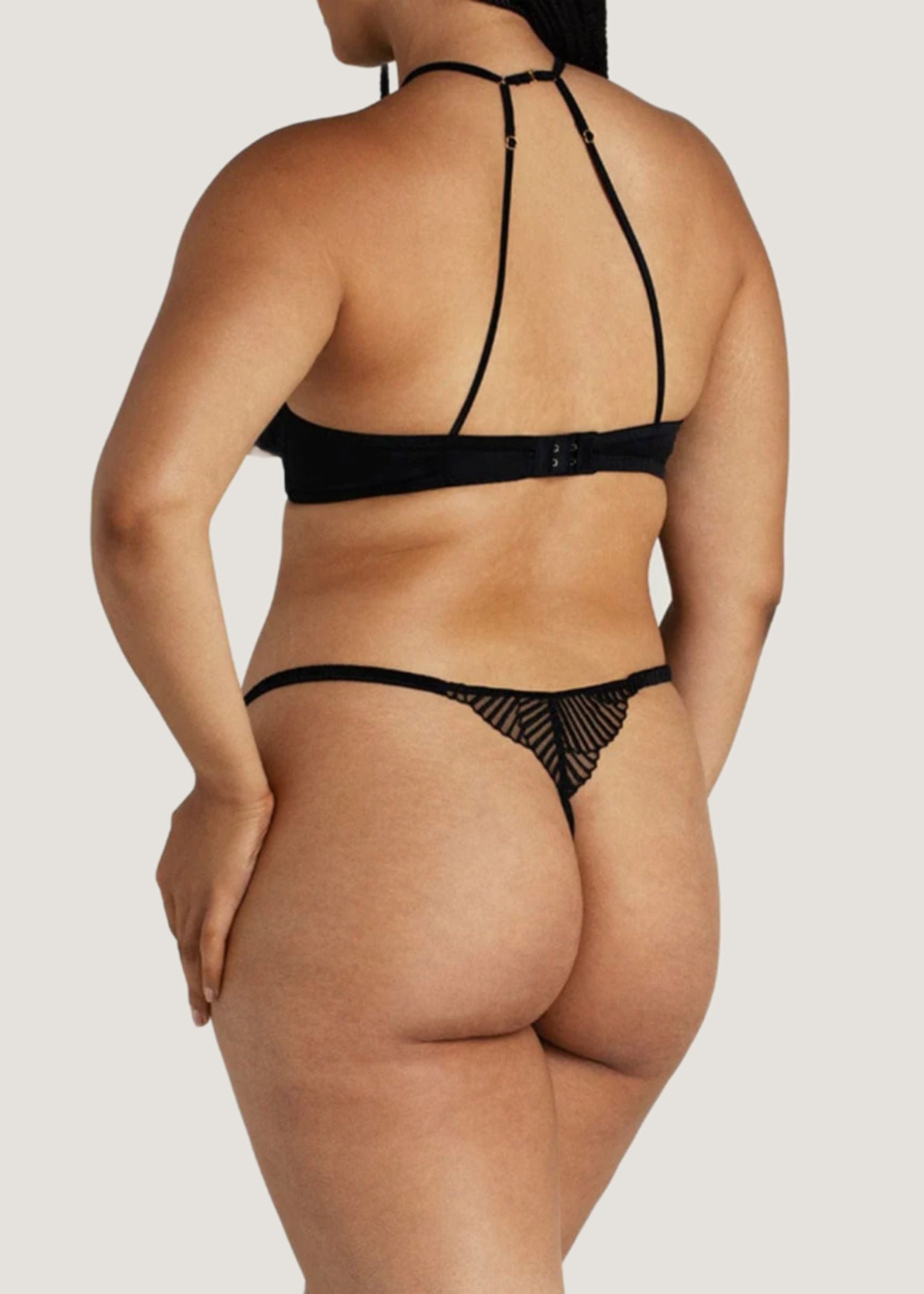 Coco de Mer - Athena Quarter Cup Bra (Black) | Avec Amour Lingerie