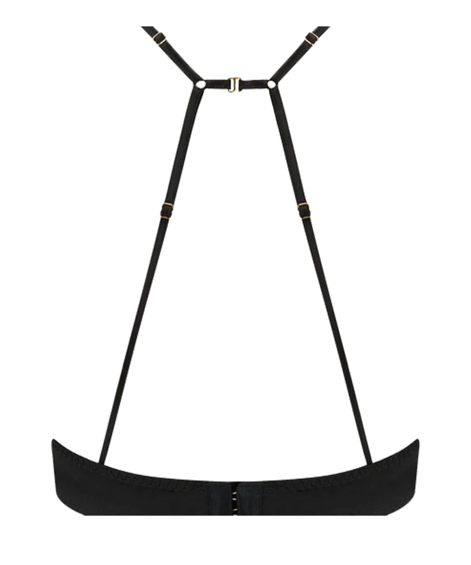 Coco de Mer Hera Quarter Cup Bra (Black) | Avec Amour Luxury Lingerie