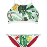 Oasis Halter Bikini Top and Slim Pant Swimwear-Swimwear-Duskii-AvecAmourLingerie
