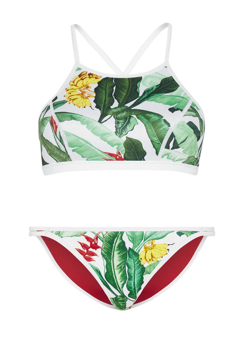 Oasis Halter Bikini Top and Slim Pant Swimwear-Swimwear-Duskii-AvecAmourLingerie