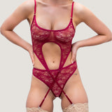 KISSKILL Olympia Crotchless G-String Red - Sexy Lingerie