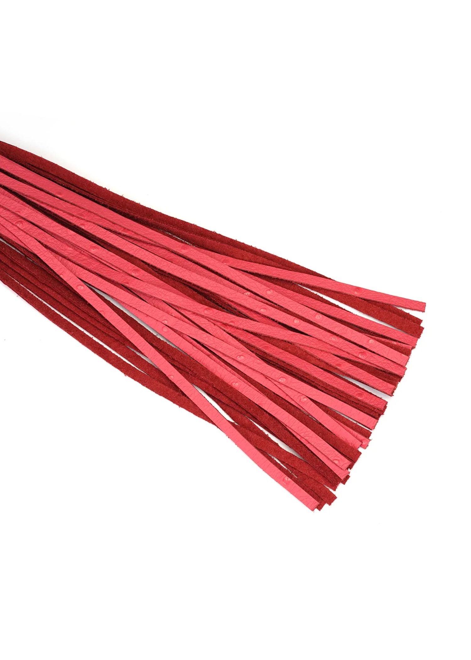 Liebe Seele Angel's Kiss Pink Leather Flogger - BDSM Toy | Avec Amour Lingerie