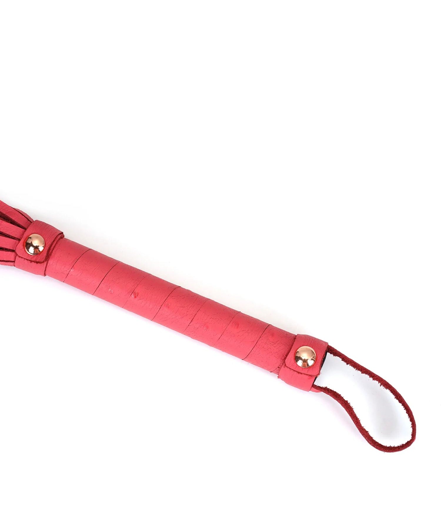 Liebe Seele Angel's Kiss Pink Leather Flogger - BDSM Toy | Avec Amour Lingerie