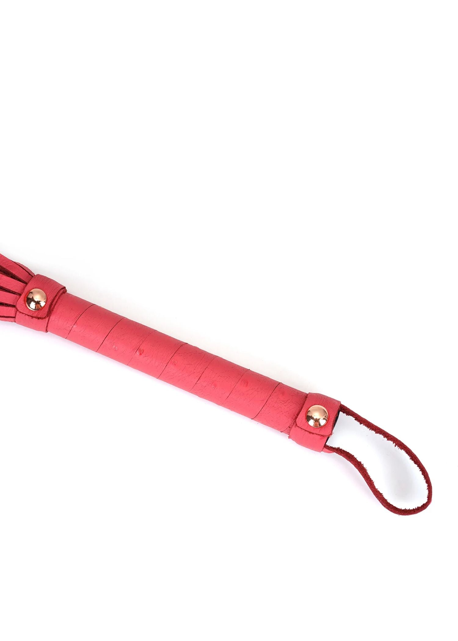 Liebe Seele Angel's Kiss Pink Leather Flogger - BDSM Toy | Avec Amour Lingerie