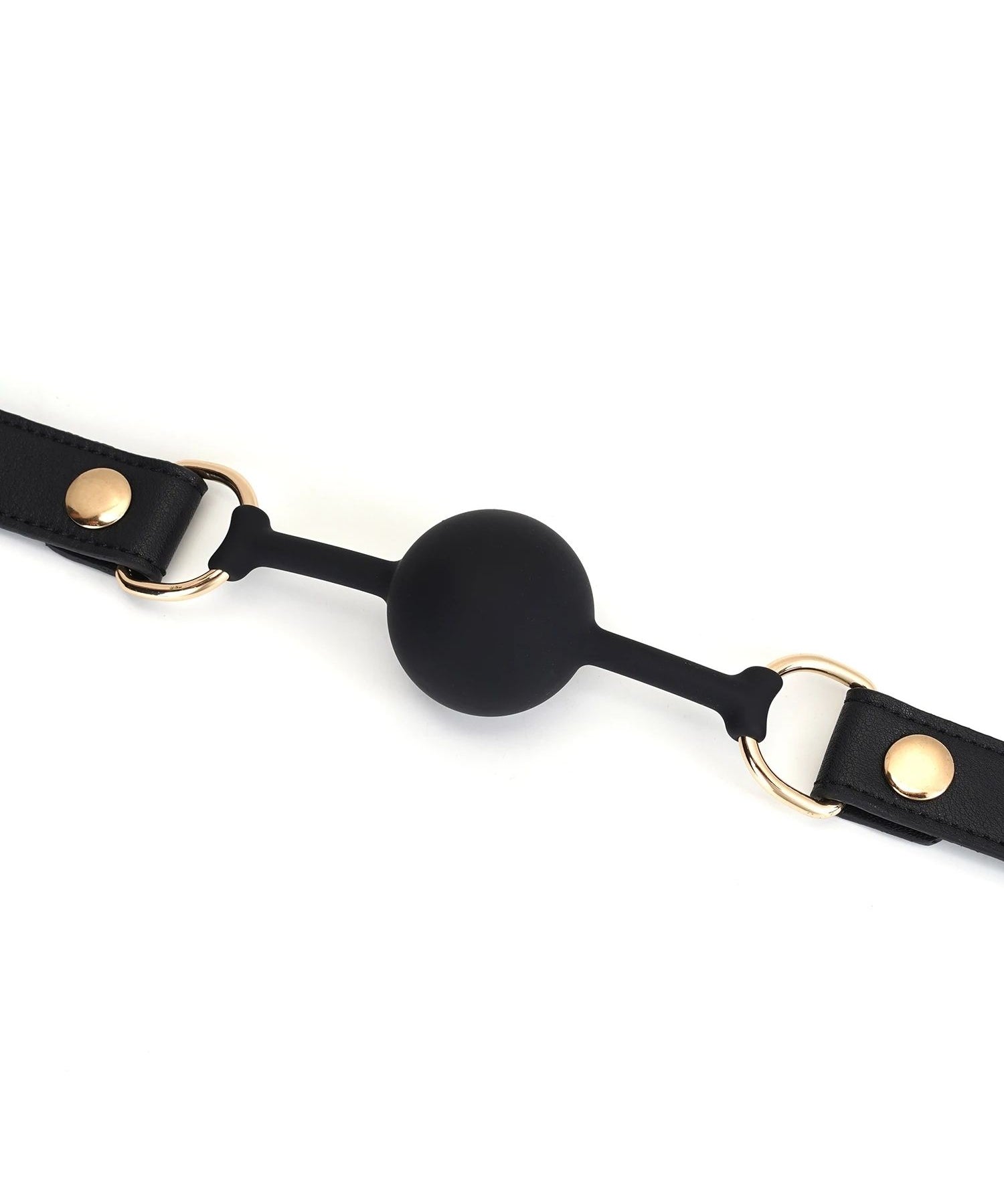 Liebe Seele Dark Secret Leather Ball Gag - BDSM Sex Toys Bedroom Fun
