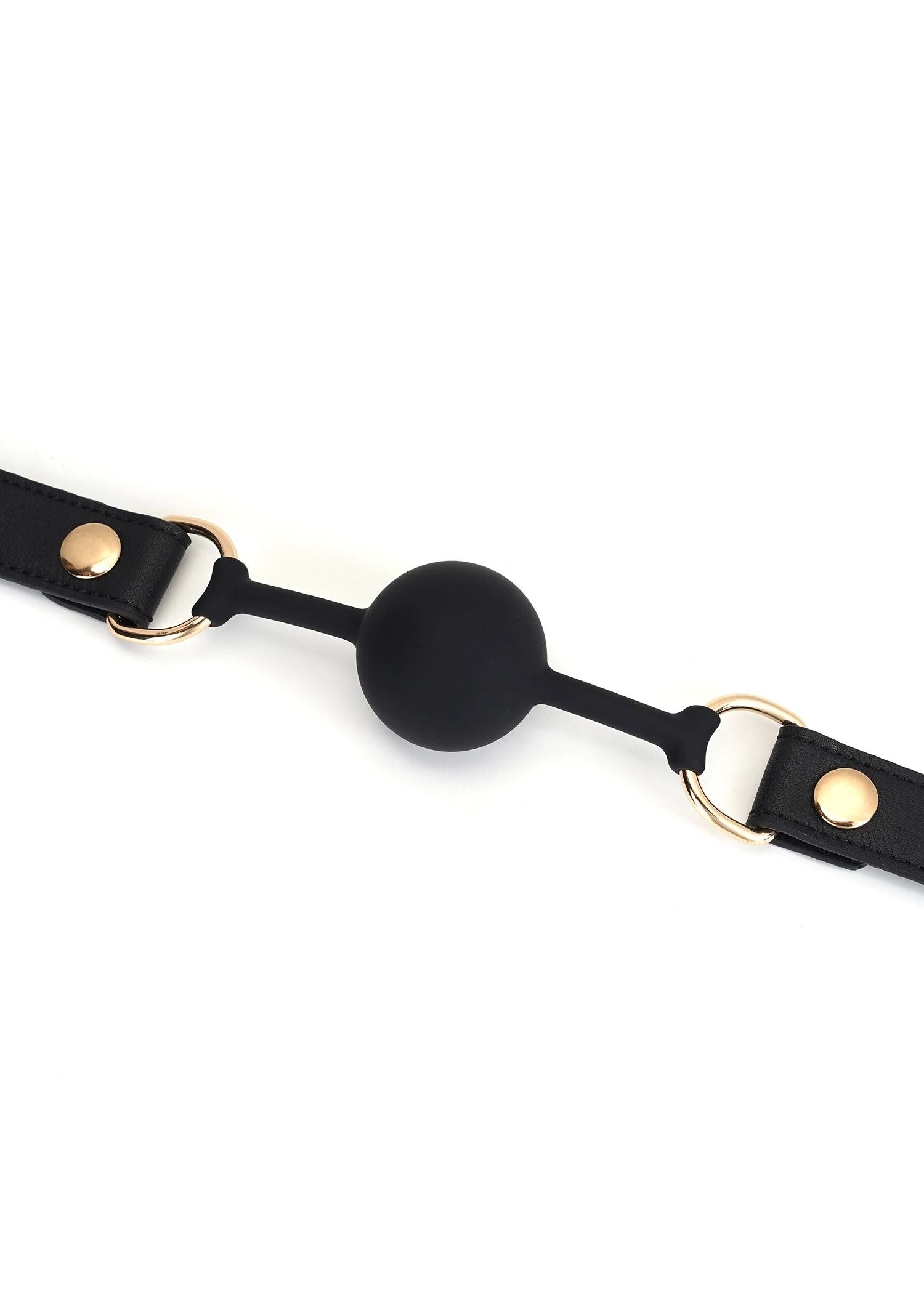 Liebe Seele Dark Secret Leather Ball Gag - BDSM Sex Toys Bedroom Fun