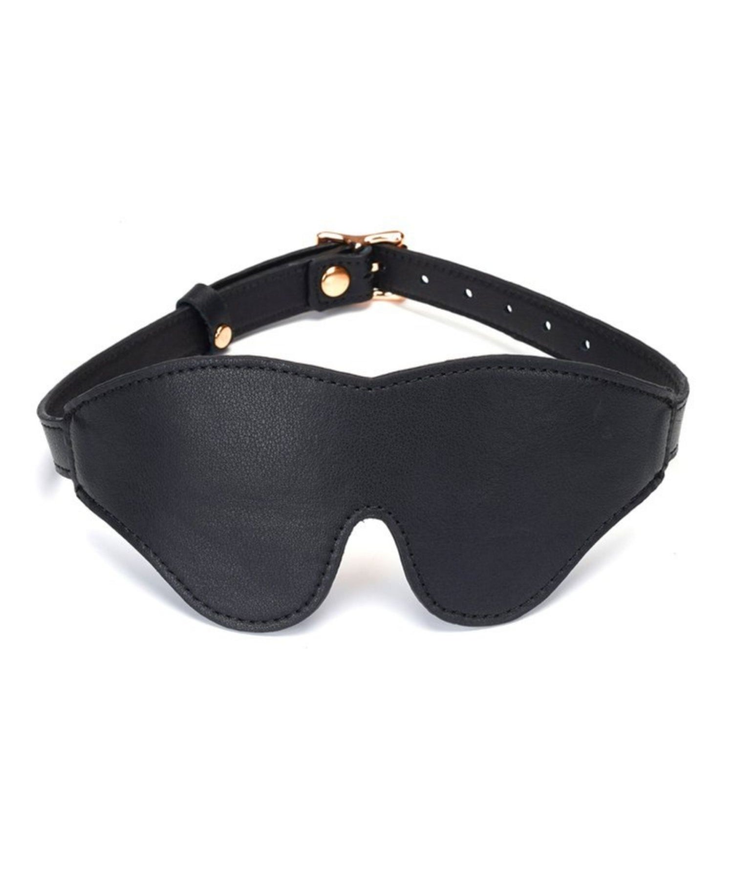 Liebe Seele - Dark Secret - Black Leather Blindfold - BDSM Sex Toys