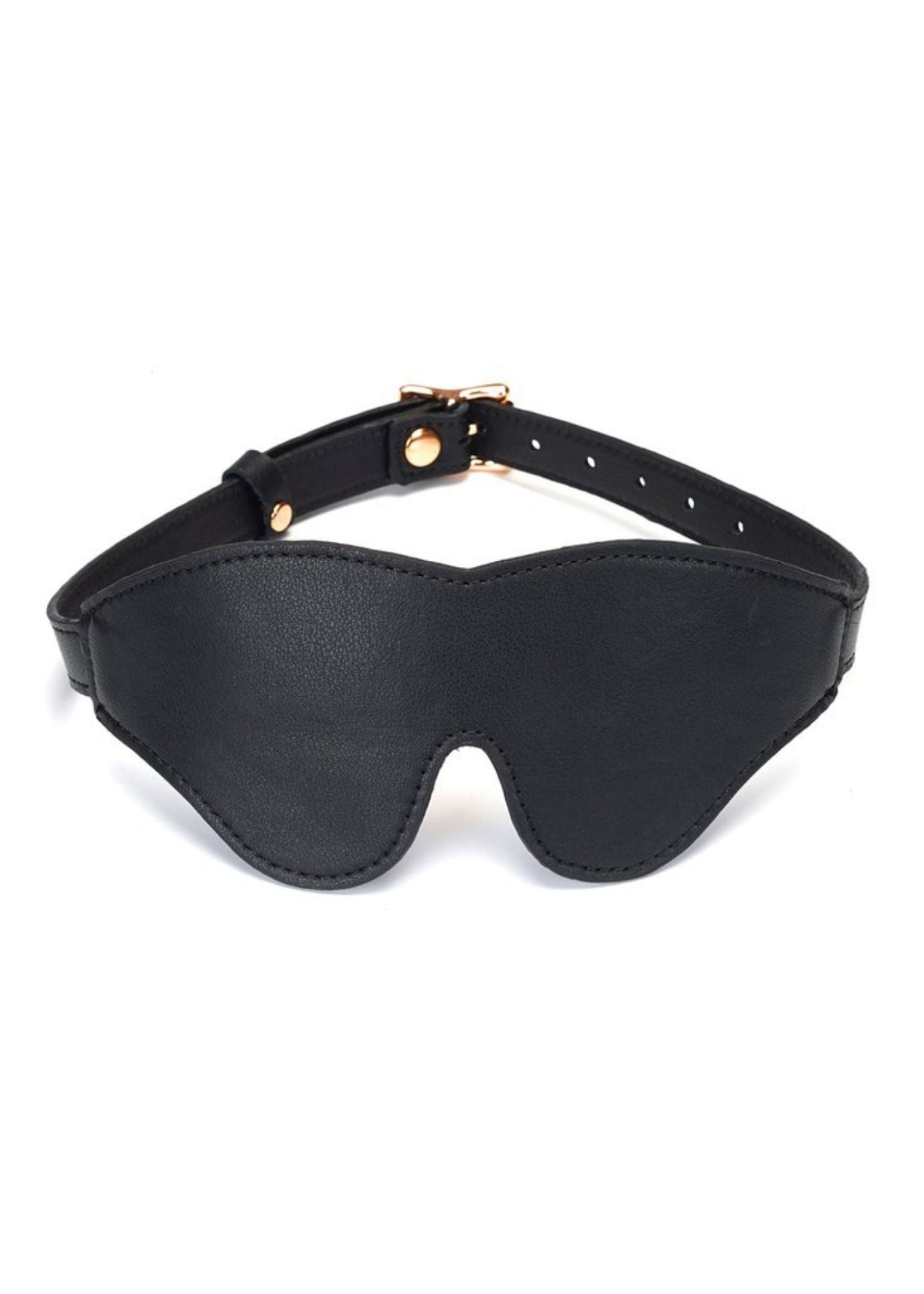 Liebe Seele - Dark Secret - Black Leather Blindfold - BDSM Sex Toys
