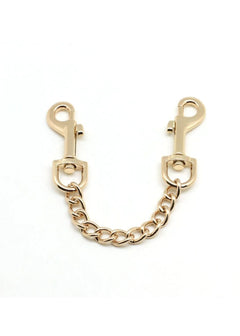 Liebe Seele Gold Quick Release Clip with Chain - Handcuff & Anklecuff Connector | Avec Amour Lingerie