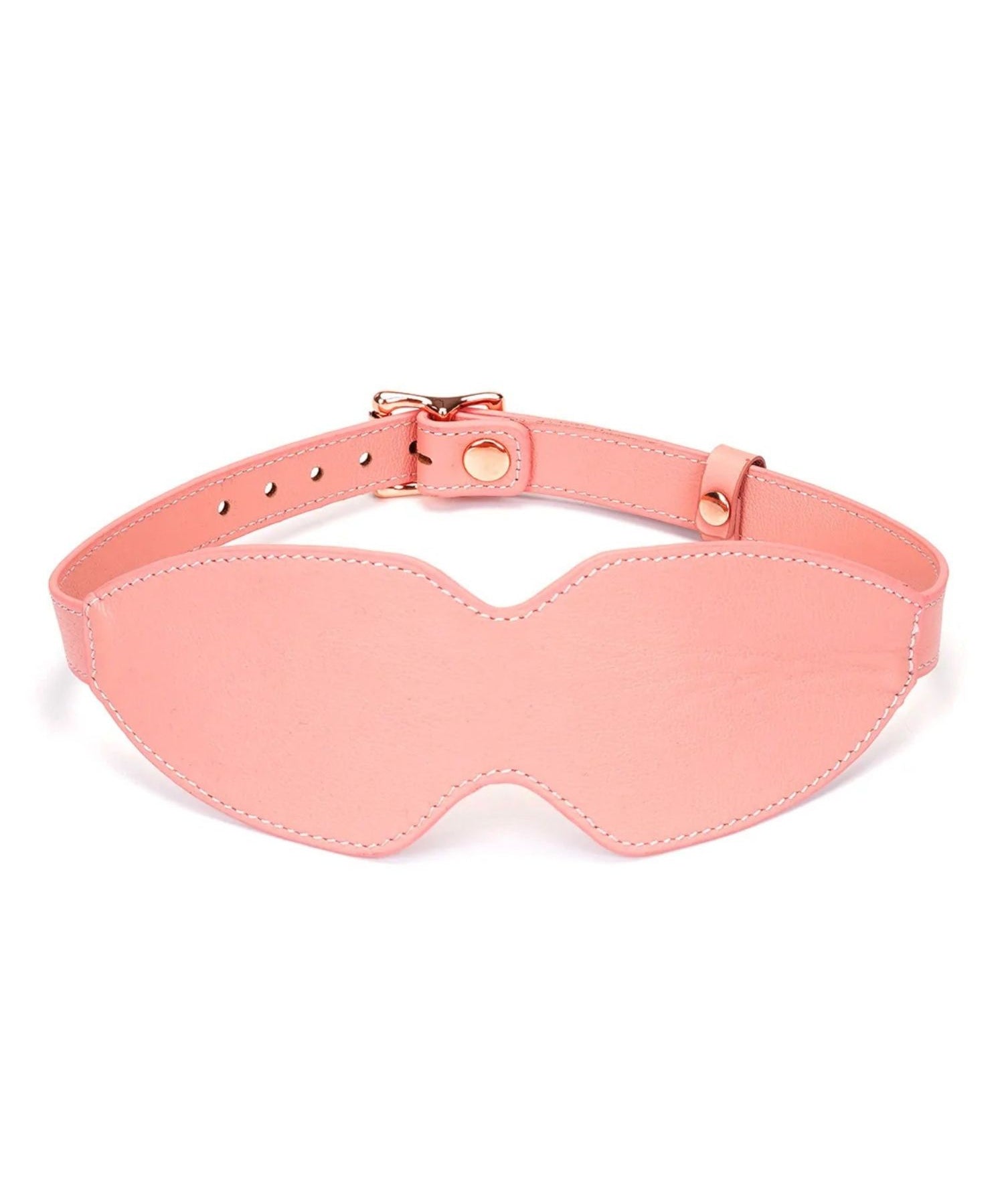 Liebe Seele Pink Dream Leather Blindfold - BDSM Bondage Accessories | Avec Amour Lingerie