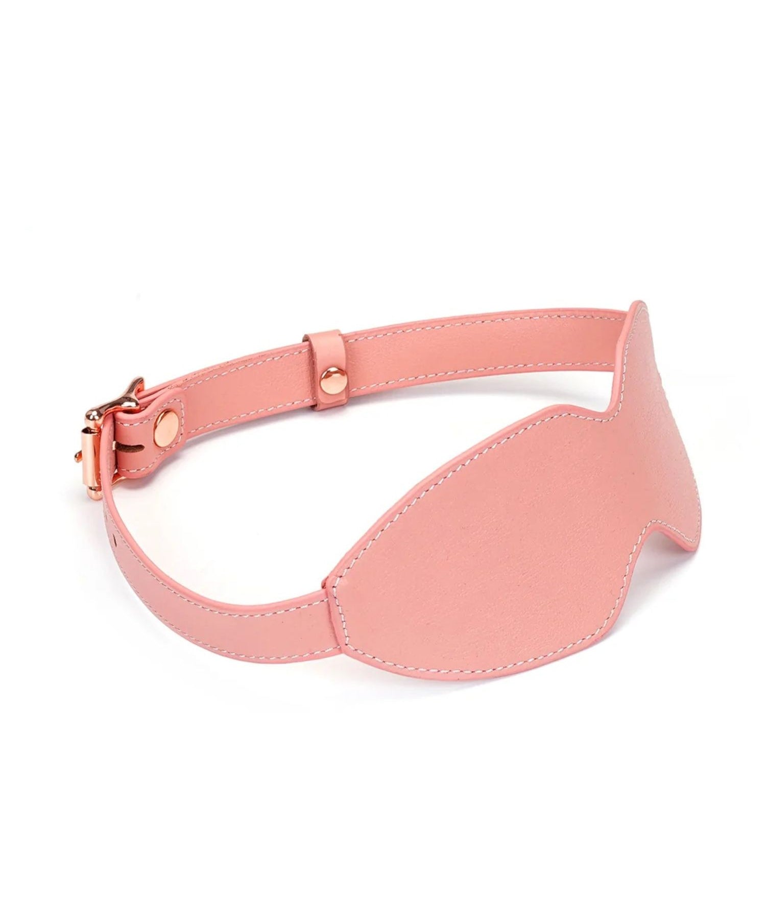 Liebe Seele Pink Dream Leather Blindfold - BDSM Bondage Accessories | Avec Amour Lingerie
