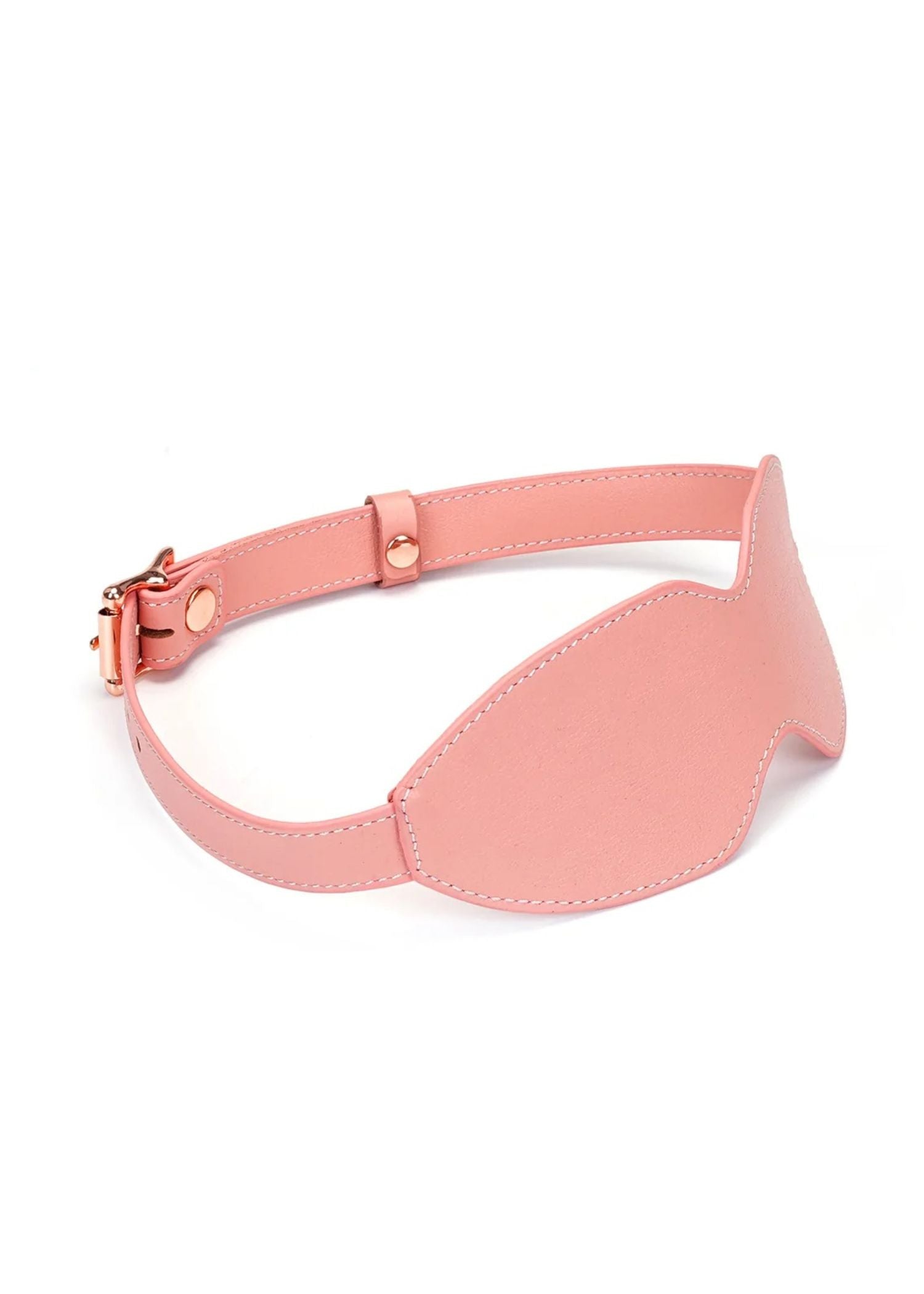 Liebe Seele Pink Dream Leather Blindfold - BDSM Bondage Accessories | Avec Amour Lingerie