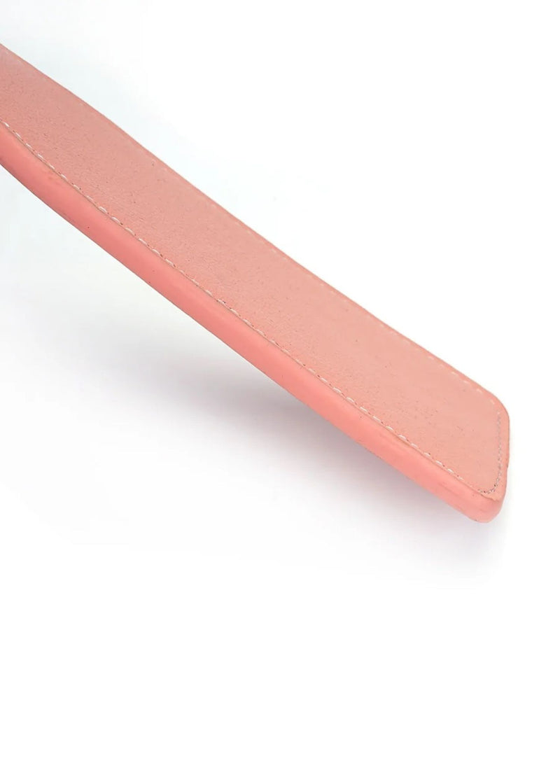 Liebe Seele Pink Dream Leather Spanking Paddle - BDSM Bedroom Fun | Avec Amour Lingerie