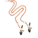 Liebe Seele Rose Gold Memory Collar & Nipple Clamps - BDSM Accessories | Avec Amour Lingerie