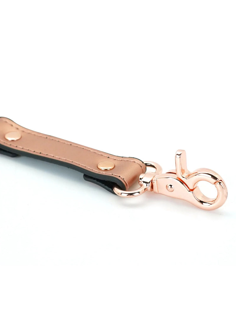 Liebe Seele Rose Gold Memory Hogtie - Handcuff / Ankle Cuff Accessory - BDSM Bondage Sex Toys | Avec Amour