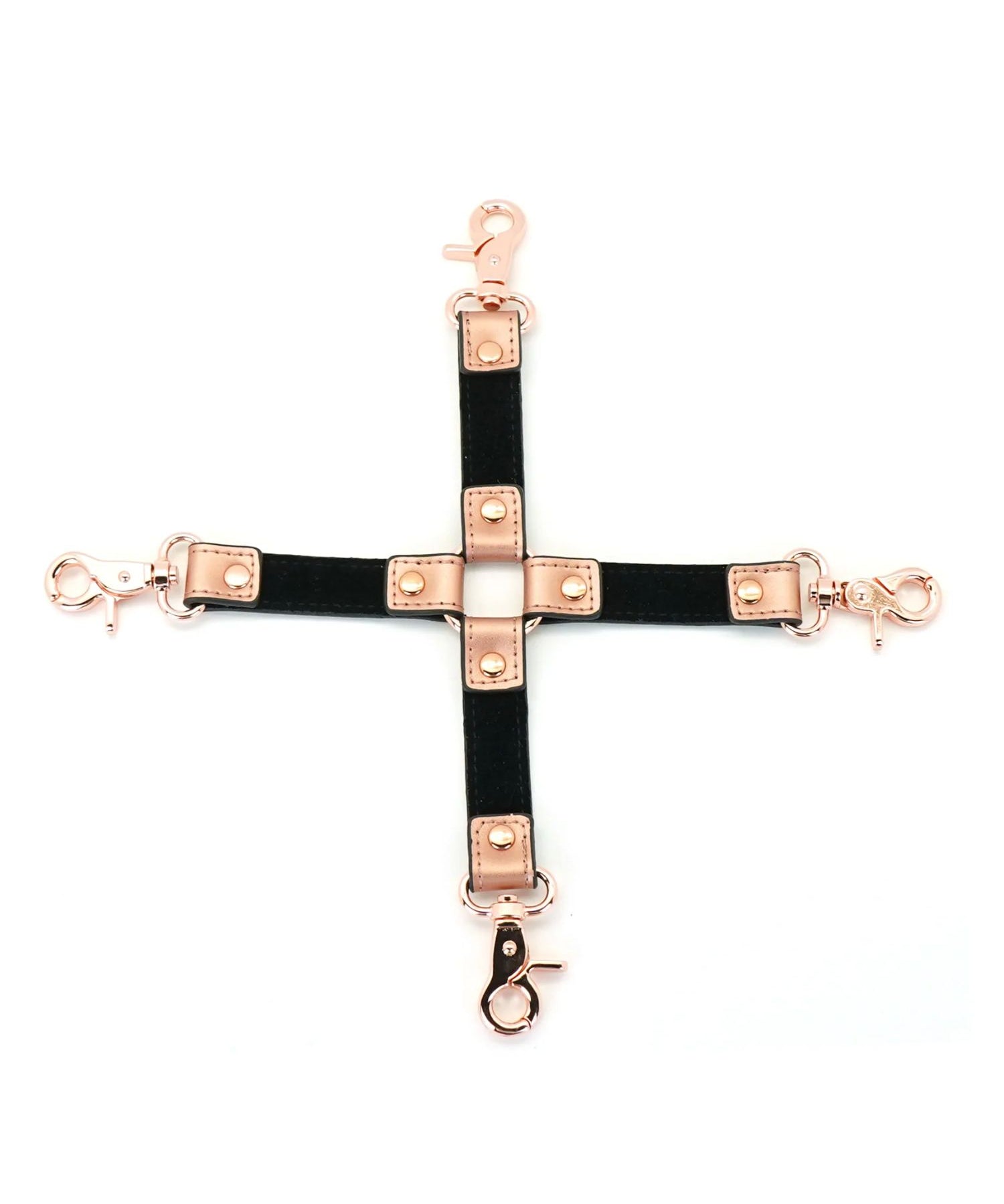 Liebe Seele Rose Gold Memory Hogtie - Handcuff / Ankle Cuff Accessory - BDSM Bondage Sex Toys | Avec Amour