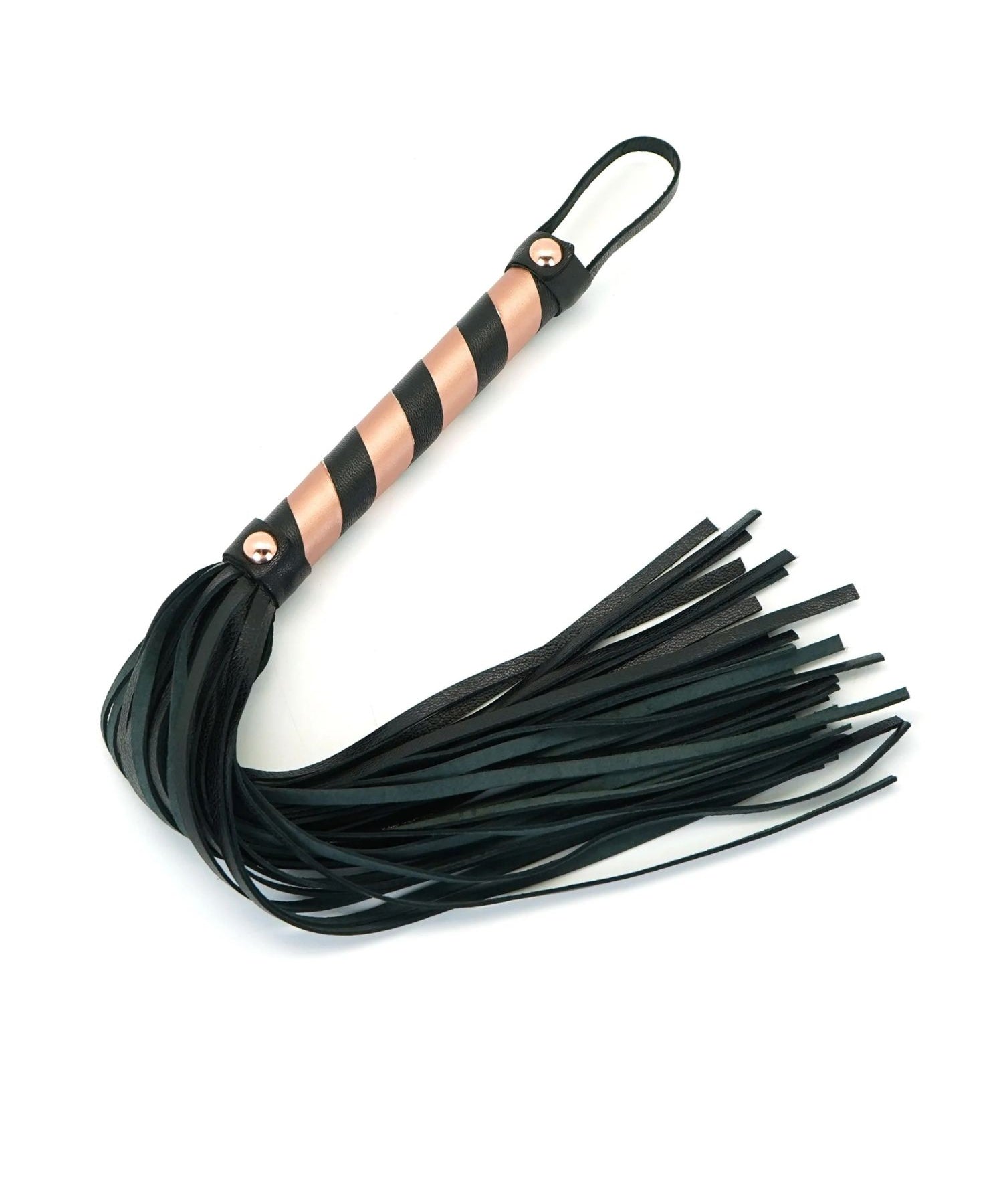Liebe Seele Rose Gold Memory Spanking Flogger - BDSM Toys | Avec Amour Lingerie
